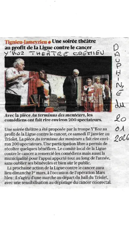 Article du Dauphiné Libéré